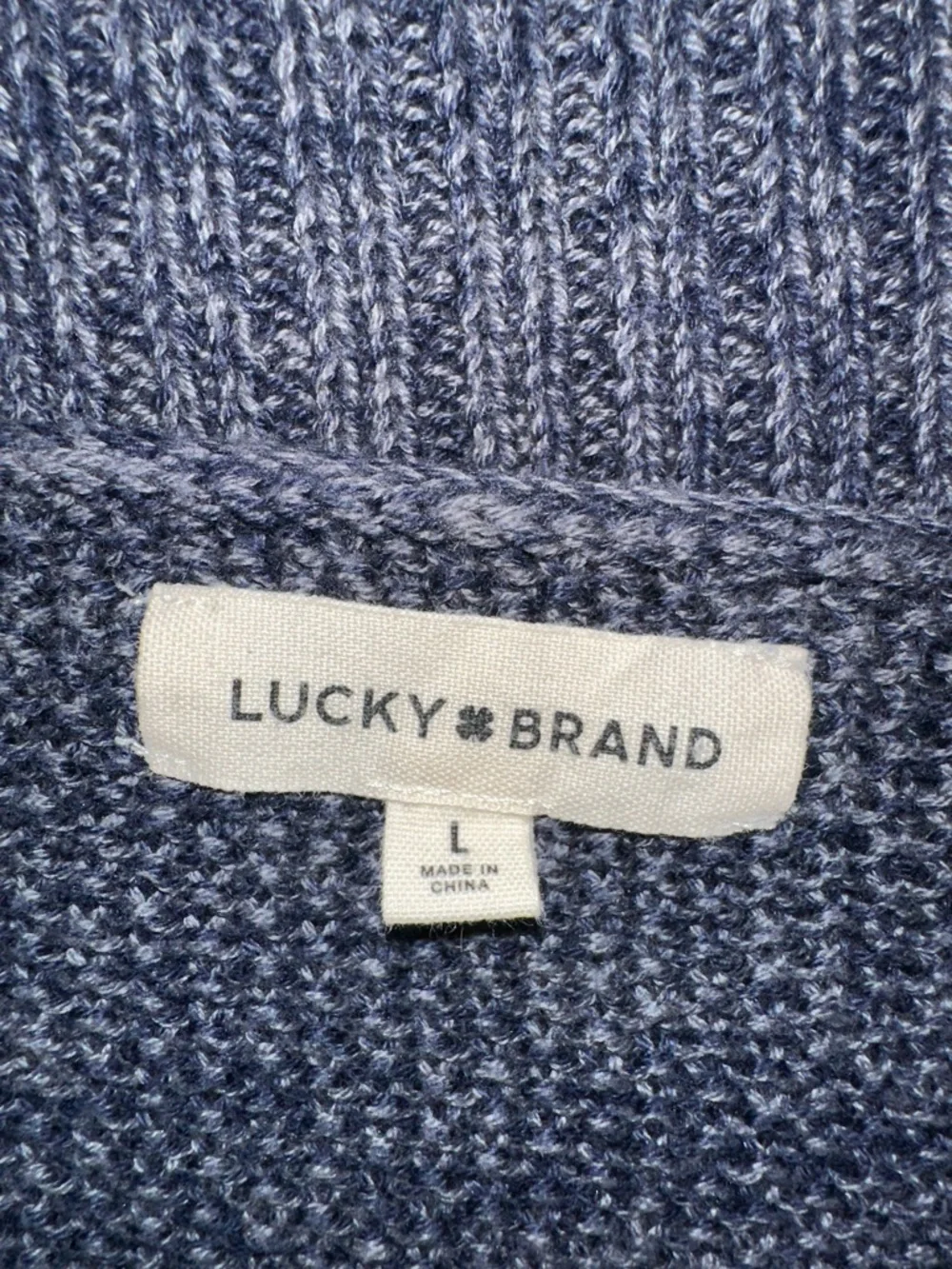 Lucky Brand Deep V-Neck Sweater in Charcoal Gray